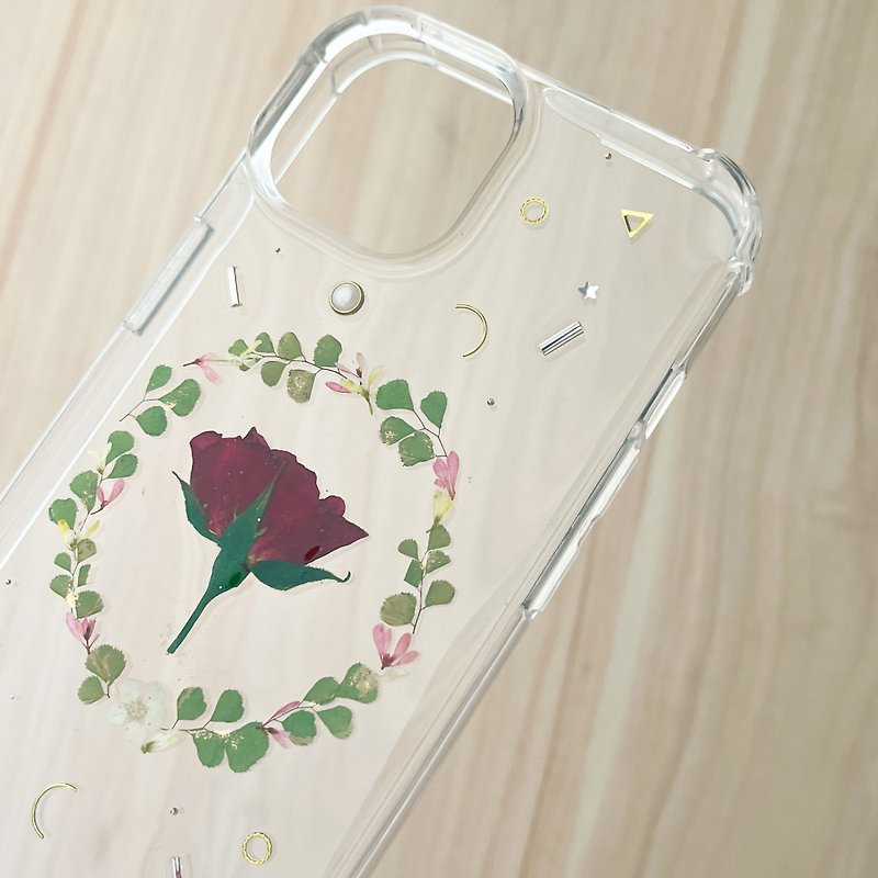 Le Petit Prince pressed flower phone case - เคส/ซองมือถือ - พลาสติก หลากหลายสี