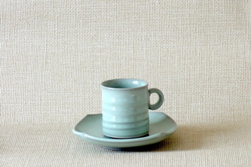 デミタスカップ・ソーサー - 咖啡杯 - 陶 藍色