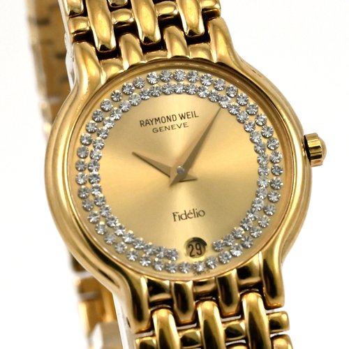 ✨RAYMOND WEIL✨GENEVE✨Fidelio✨クオーツ✨腕時計✨ 送料無料 ビンテージ RAYMOND WEIL Geneve Fidelio 4702 女性用