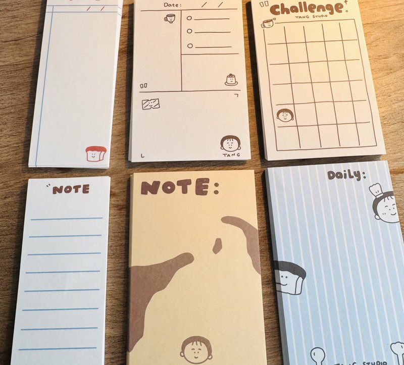 [Tang Xiao Tang] M5 Sticky Notes - Daily Habit Tracker Long Strips for Journaling - Sticky Notes & Notepads - Paper Multicolor