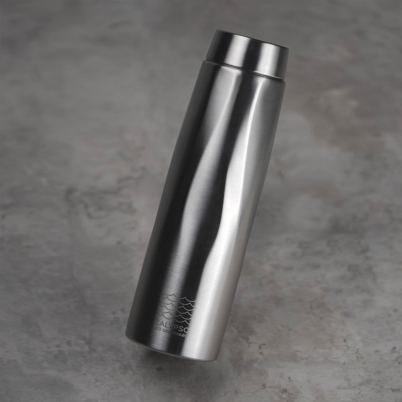 【刻字】Essential系列 展現個性 超級輕量 太空銀 - 不鏽鋼水瓶 - 水壺/水瓶 - 不鏽鋼 銀色