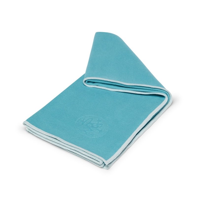 【Manduka】eQua Hand Towel 瑜珈手巾 - Marina (濕止滑) - 運動配件 - 聚酯纖維 藍色