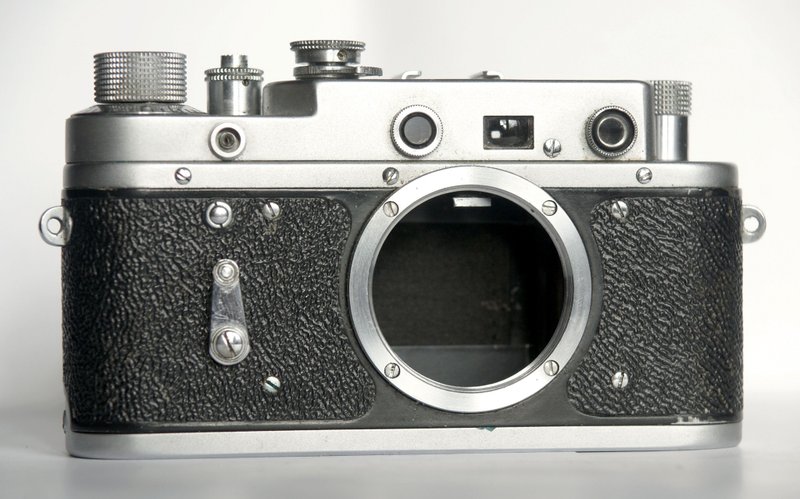 Zorki-2C 2S rangefinder film camera 35 mm M39 mount USSR KMZ body - 相機/拍立得/底片相機 - 其他金屬 銀色