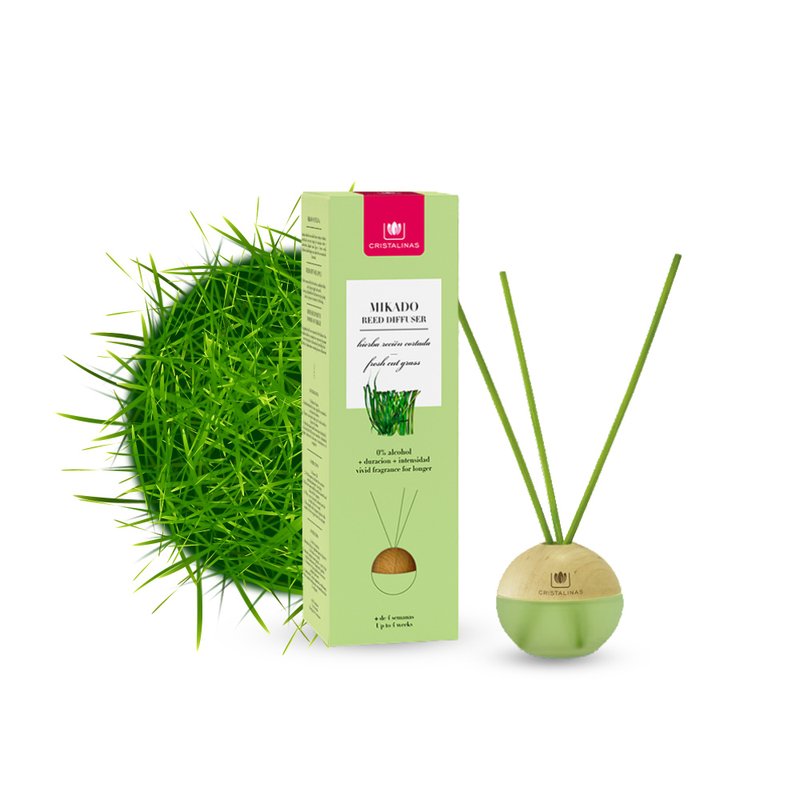 Mini Sphere Fragrance (20ML)- Fresh Grassy Fragrance - น้ำหอม - สารสกัดไม้ก๊อก สีเขียว