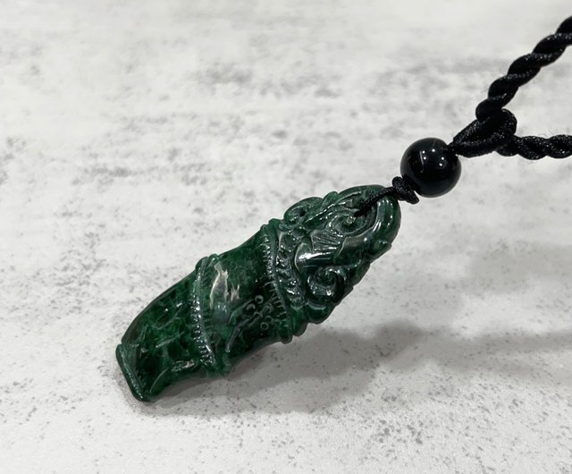 Carved sale jade jewelry