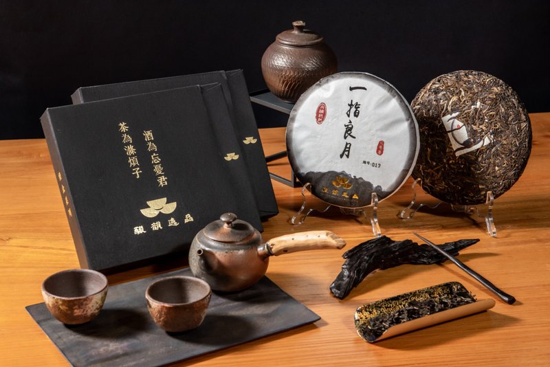 釅韻逸品【2019一指良月普洱生茶】 - 茶葉/茶包/水果茶 - 植物．花 咖啡色