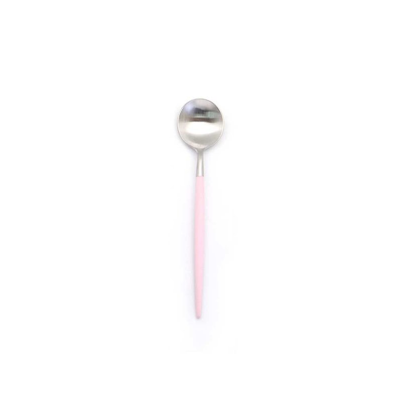 葡萄牙Cutipol GOA系列粉紅柄12.5cm咖啡匙 - 餐具/刀叉湯匙 - 不鏽鋼 粉紅色