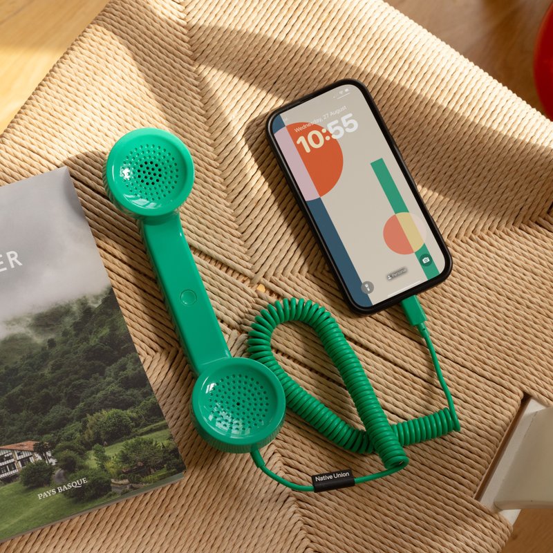 Native Union | POP PHONE 復古話筒 - 萊姆綠 - 科技小物 - 環保材質 綠色