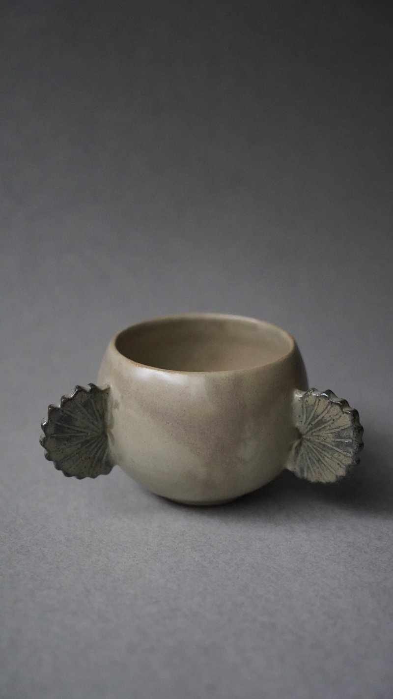 • 米粒出陶中 • 070 龜背芋恐龍 - 三龜背葉杯 - 其他杯子 - 陶 多色