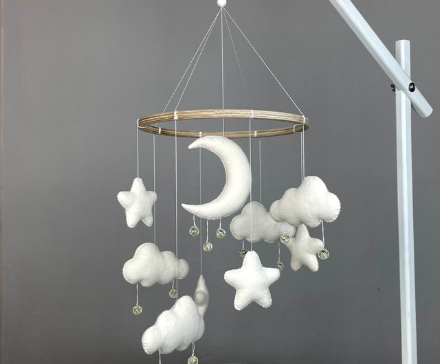 IKEA Mobile Hanging Planets Stars Moon Rocket Baby Nursery Crib Toy  Colorful New