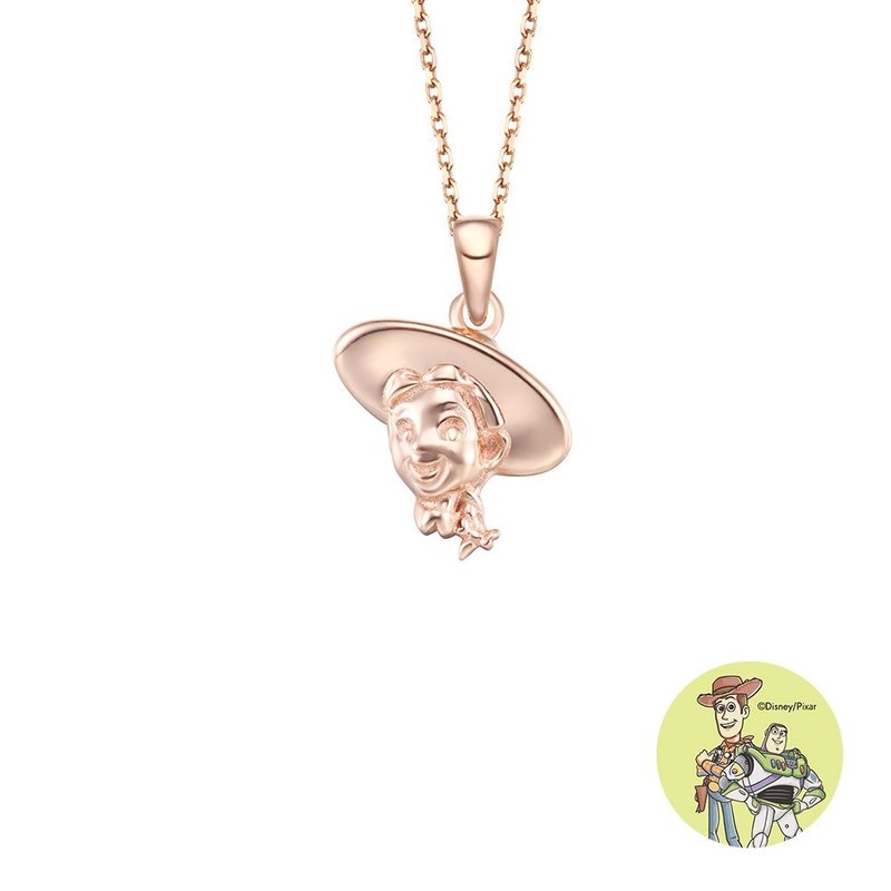 Disney Toy Story Trish Necklace TON2736 Rose - Necklaces - Sterling Silver Pink