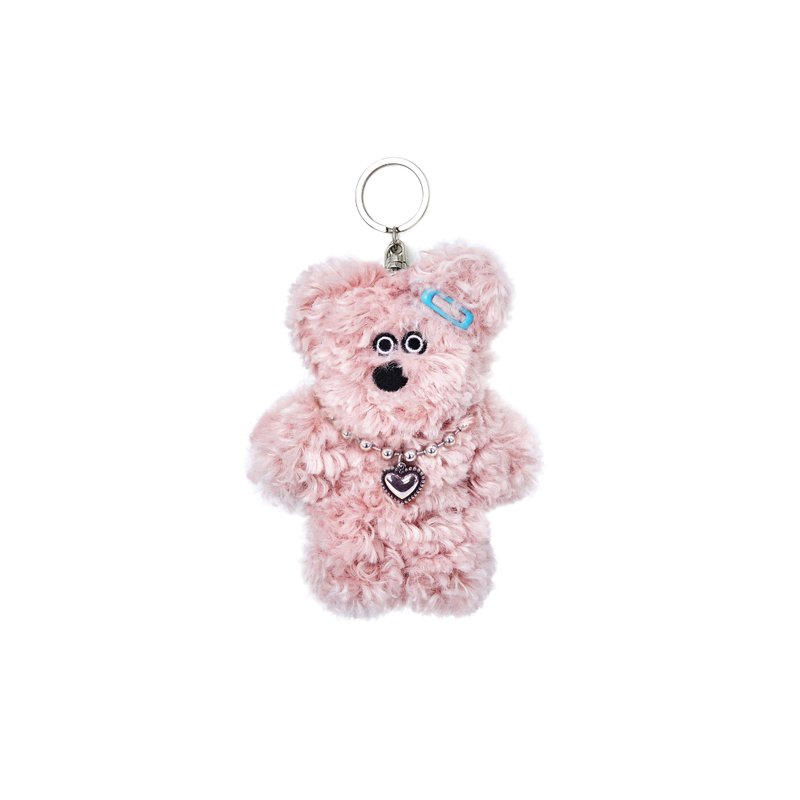 PAPA.GO.PAPA Piz Poodle Puppy Doll Key Ring/Charm(Pink) - Keychains - Polyester Pink