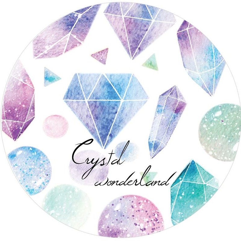 Crystal Dreamland Paper Tape - มาสกิ้งเทป - กระดาษ สีม่วง