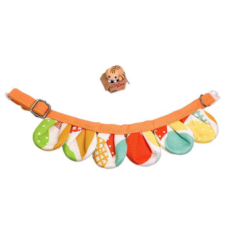 MaoFenBiBi Candy Fistful-Three-dimensional Petal Necklace & Handmade Necklace - ปลอกคอ - ผ้าฝ้าย/ผ้าลินิน 