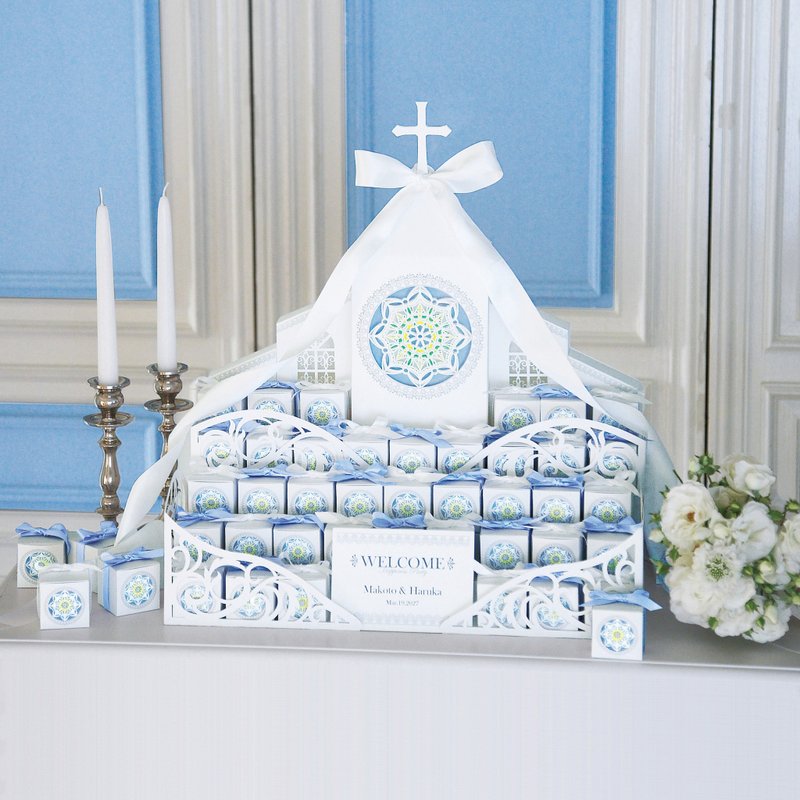 2024 Wedding Recommendation Holy Church (Love Cookies) White grace - Snacks - Paper Multicolor