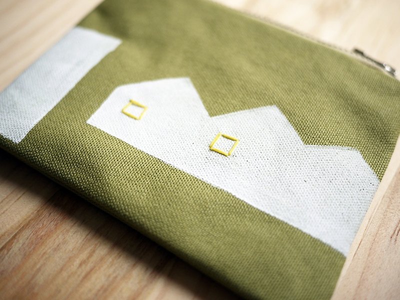 moshimoshi | Small Things Bag-Urban Rhythm - กระเป๋าเครื่องสำอาง - ผ้าฝ้าย/ผ้าลินิน 