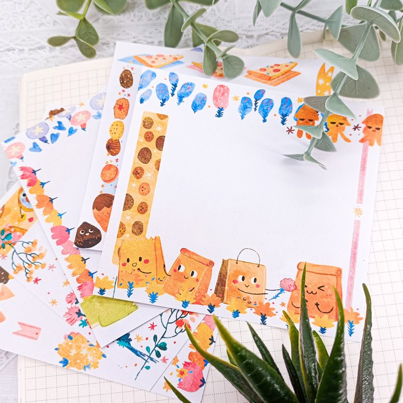 607 森林好友便籤-狐狸 Forest Friends Note Paper-Fox - 便條紙/便利貼 - 其他材質 多色
