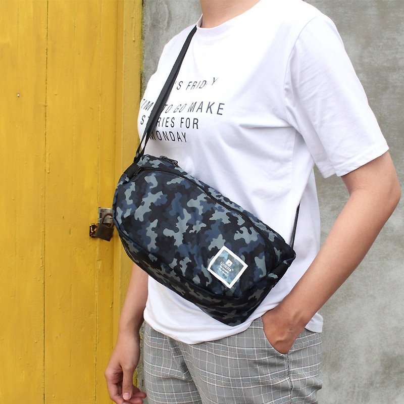 Chuyu Camouflage Adjustable Side Backpack (M)/Side Backpack/Travel Crossbody Bag/Shoulder Bag/Side Backpack - Messenger Bags & Sling Bags - Waterproof Material Multicolor