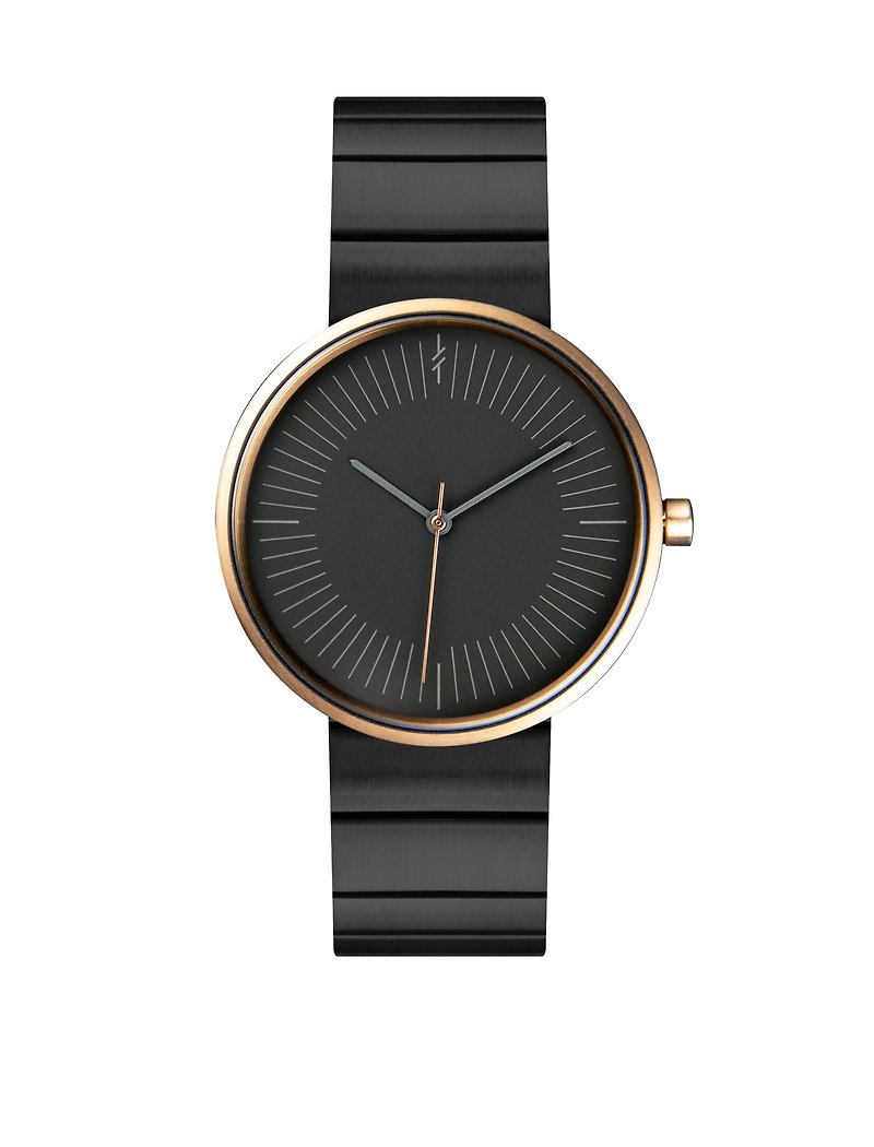 นาฬิกา Simpl แอมเบอร์กราไฟท์ - นาฬิกาผู้ชาย - สแตนเลส สีทอง