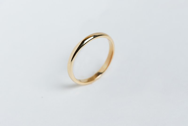 Stack Band • 14K Solid Gold Ring • Wedding band - General Rings - Precious Metals Gold