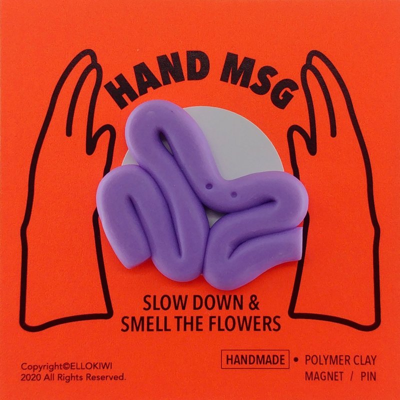 HAND MSG Card/ Message Card/ Greeting Card - การ์ด/โปสการ์ด - ดินเหนียว 