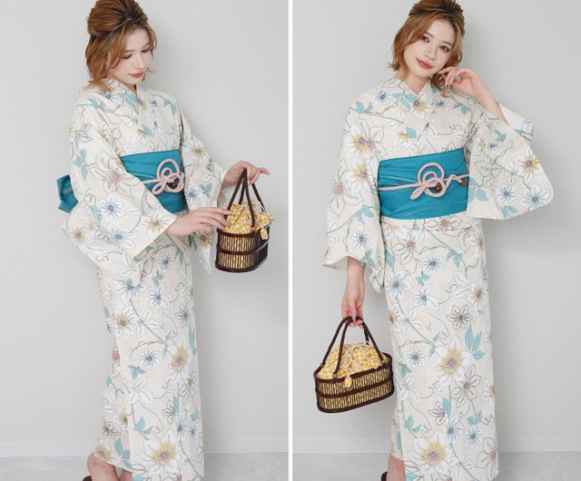 レディース 浴衣 帯 2点セット F サイズ x14F-23 yukata - ショップ 風