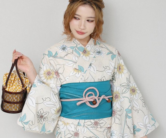 レディース 浴衣 帯 2点セット F サイズ x14F-23 yukata - ショップ 風