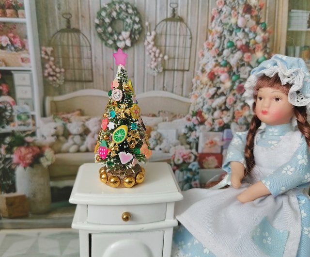 1:12スケール。クリスマス。クリスマスツリー。 （1,97インチ