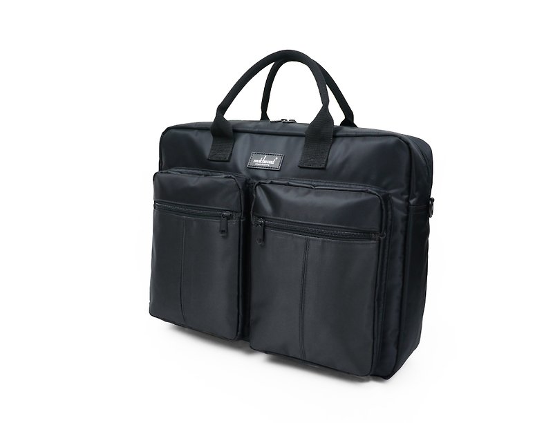 Matchwood Promotion Briefcase Business Briefcase Laptop Bag Messenger Bag - กระเป๋าเอกสาร - วัสดุกันนำ้ สีดำ