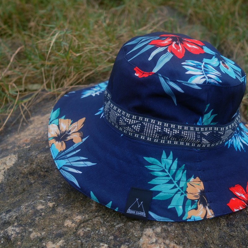 Scrap Bucket Hat | Handmade in Hong Kong - หมวก - เส้นใยสังเคราะห์ 