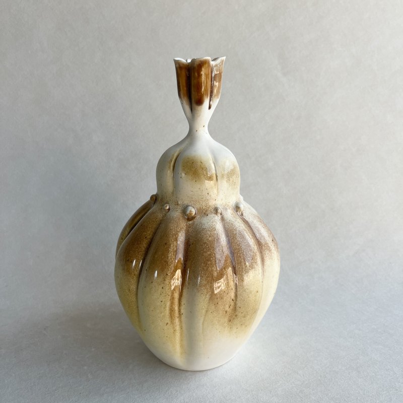 果物語。手工陶瓷花瓶 花器 鮮花花瓶 乾燥花瓶 花道 教師節禮物 - 花瓶/花器 - 瓷 多色