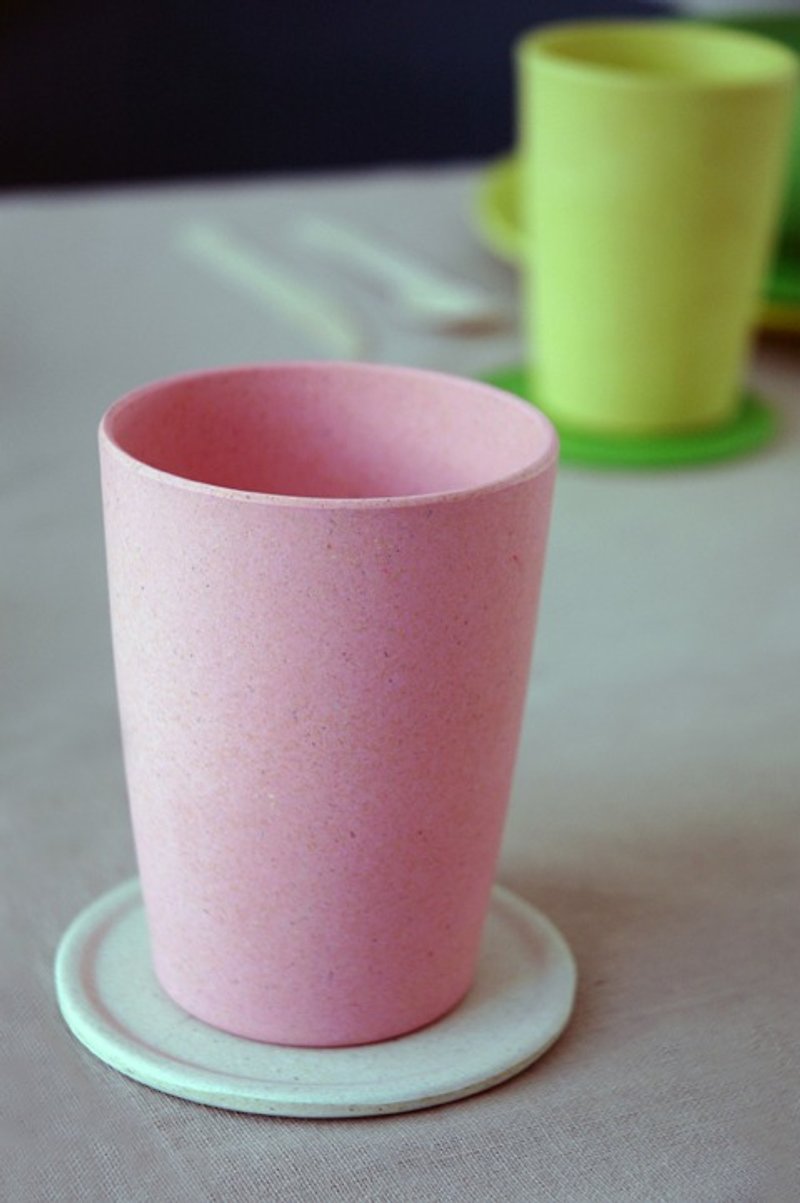 ไม้ไผ่ แก้วมัค/แก้วกาแฟ สึชมพู - Zuperzozial - Zip Cup Lollipop pink