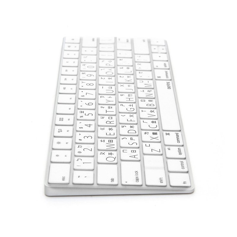 矽膠 平板/電腦保護殼 白色 - BEFINE KEYBOARDKEYSKIN 中文鍵盤保護膜白底黑字8809402591039