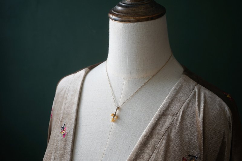 【古董飾品/西洋老件】VINTAGE Sarah Cov. TRIO古著項鍊 - 項鍊 - 其他金屬 金色