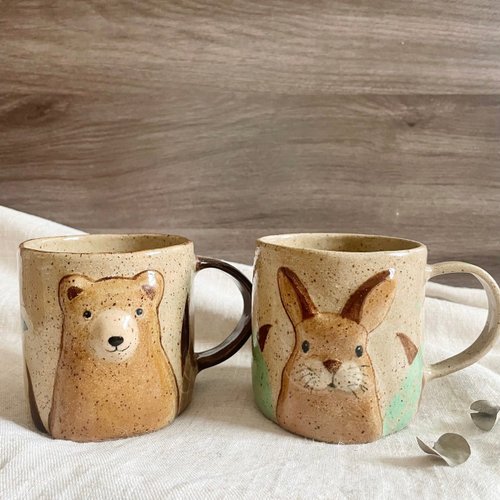 Cooper Bear Handcrafted Pottery Mug