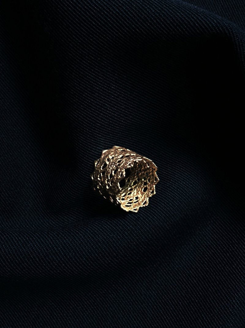 蕾絲系列 雲層 - 925純銀戒指 - 戒指 - 其他金屬 銀色