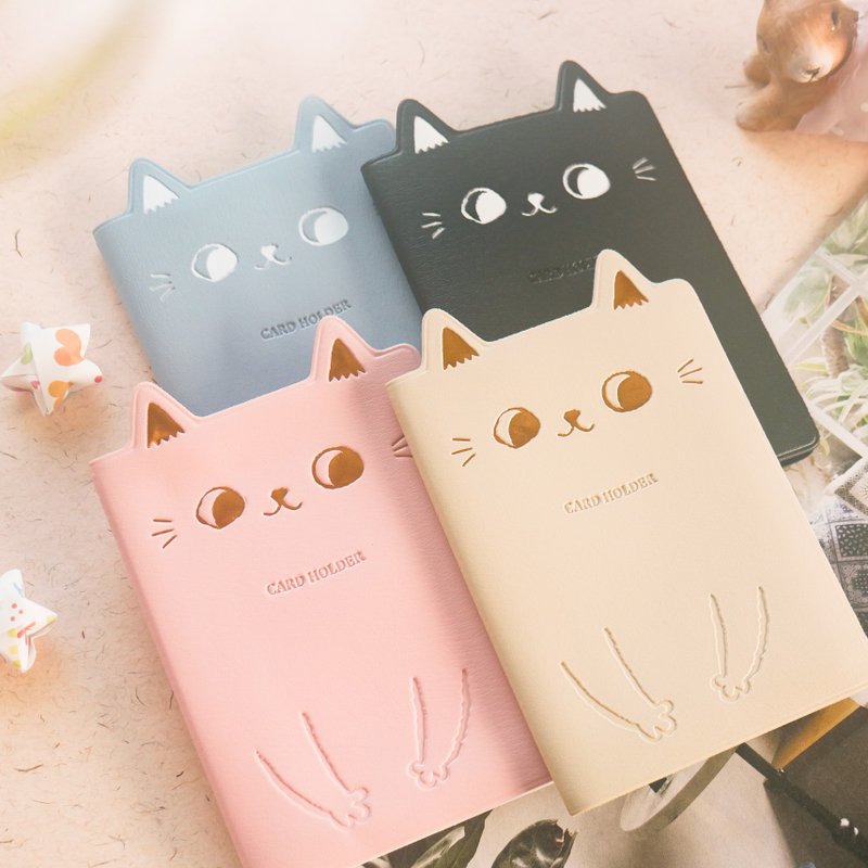 O-CAT - 貓耳隨身名片本。JCC-59。收納.卡冊 - 文件夾/資料夾 - 塑膠 