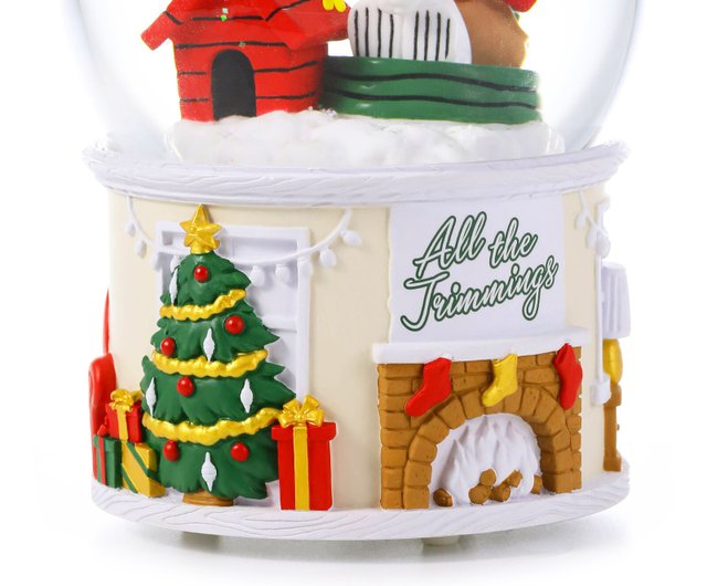 スヌーピー SNOOPY クリスマスそり (カラー) クリスタルボール