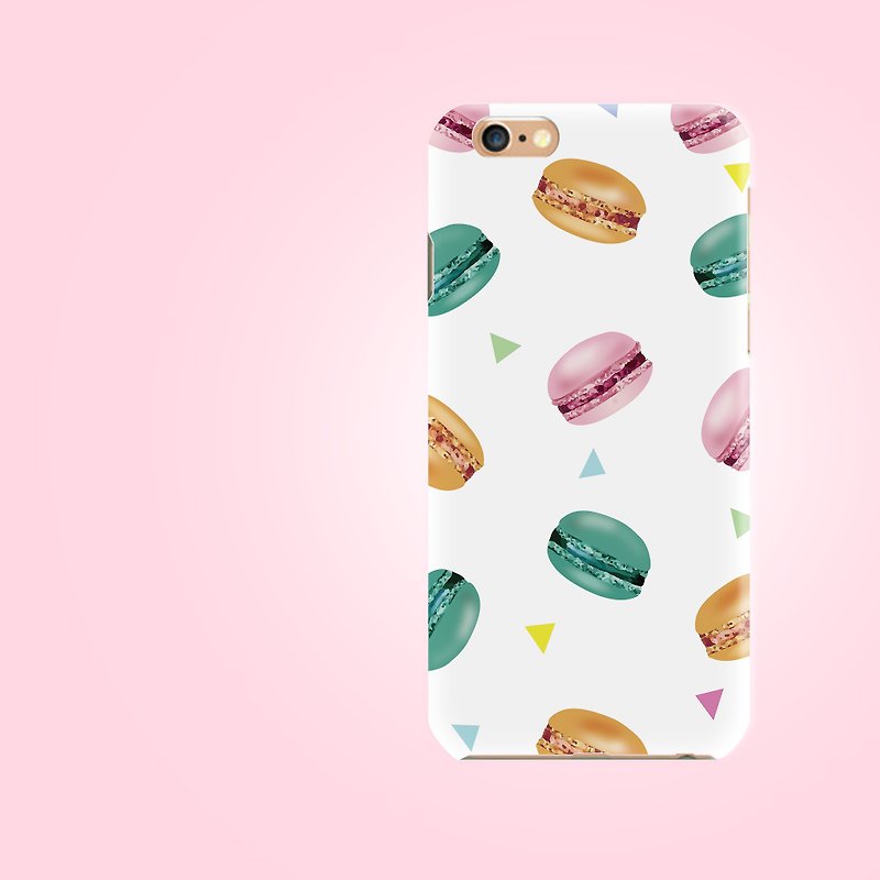 French Macaron triangle hard Phone Case Cover iPhone 8 8 plus X 7 6 S9 S8 S7 V30 - Phone Cases - Plastic 