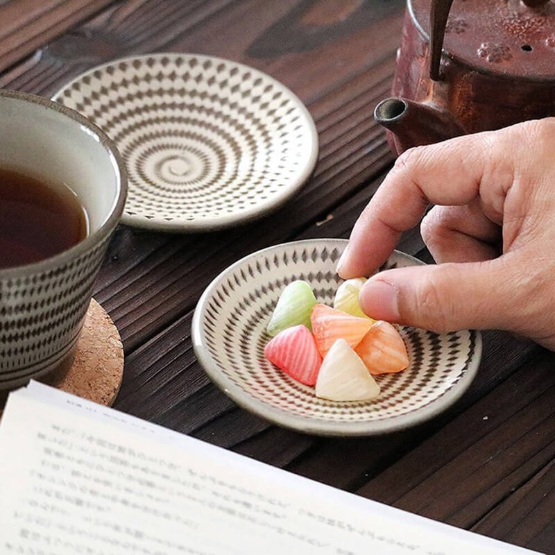 Koishiwarayaki Koishiwarayaki Hi-plane bean dish 1 bean dish brown brown 10 - Small Plates & Saucers - Pottery Brown