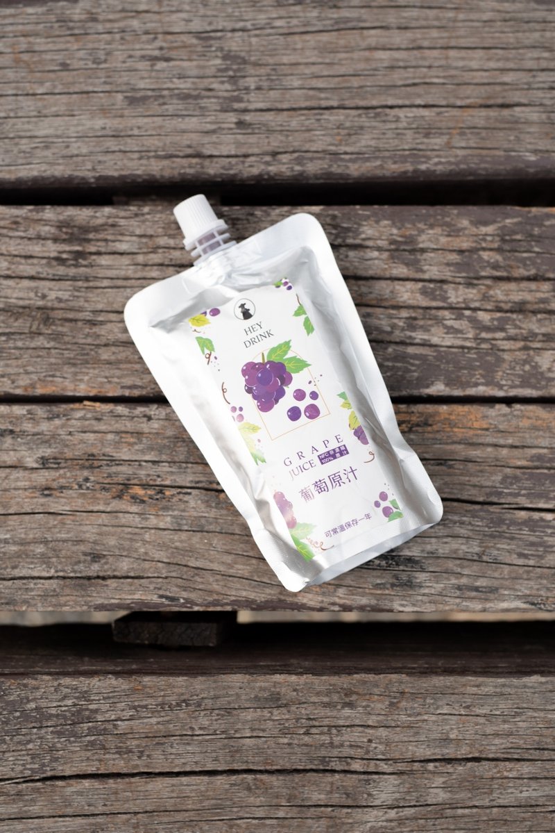 HEY DRINK  100%葡萄原汁  NFC果汁 非濃縮還原汁 - 果汁/蔬果汁 - 其他材質 橘色