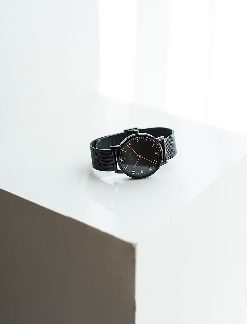 OBAKU 丹麥潮流時尚男錶 V248GXBBMB - 女錶 - 不鏽鋼 黑色