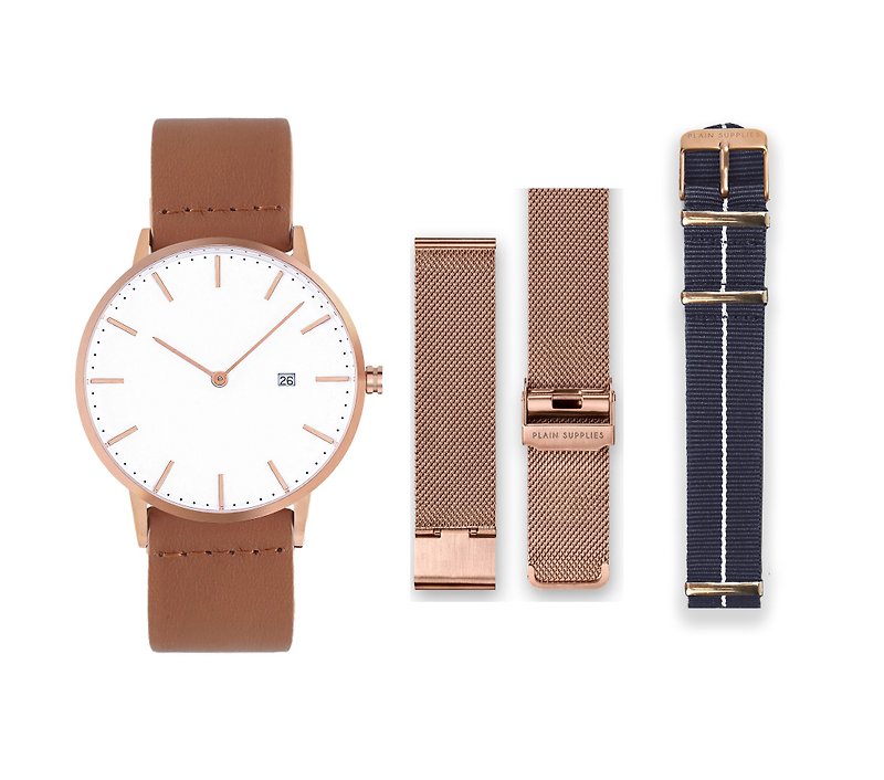 The Everyday Watch in Rose Gold - Women's Watches - Other Materials Brown