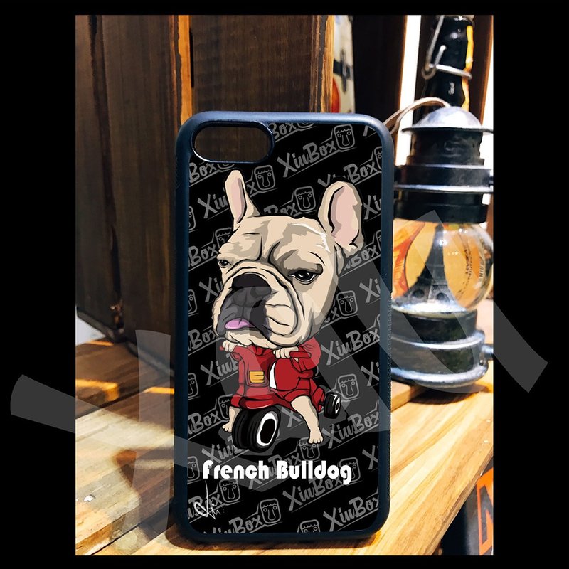 法鬥 屁孩 狗 手繪 插畫 手機殼 iPhone 14 13 12 11 X XR 8 7 SE - 手機殼/手機套 - 矽膠 