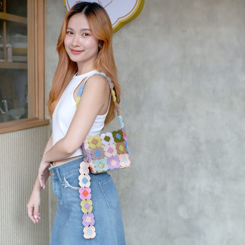 CC Blossom Bag | Rainbow - Handbags & Totes - Cotton & Hemp Multicolor