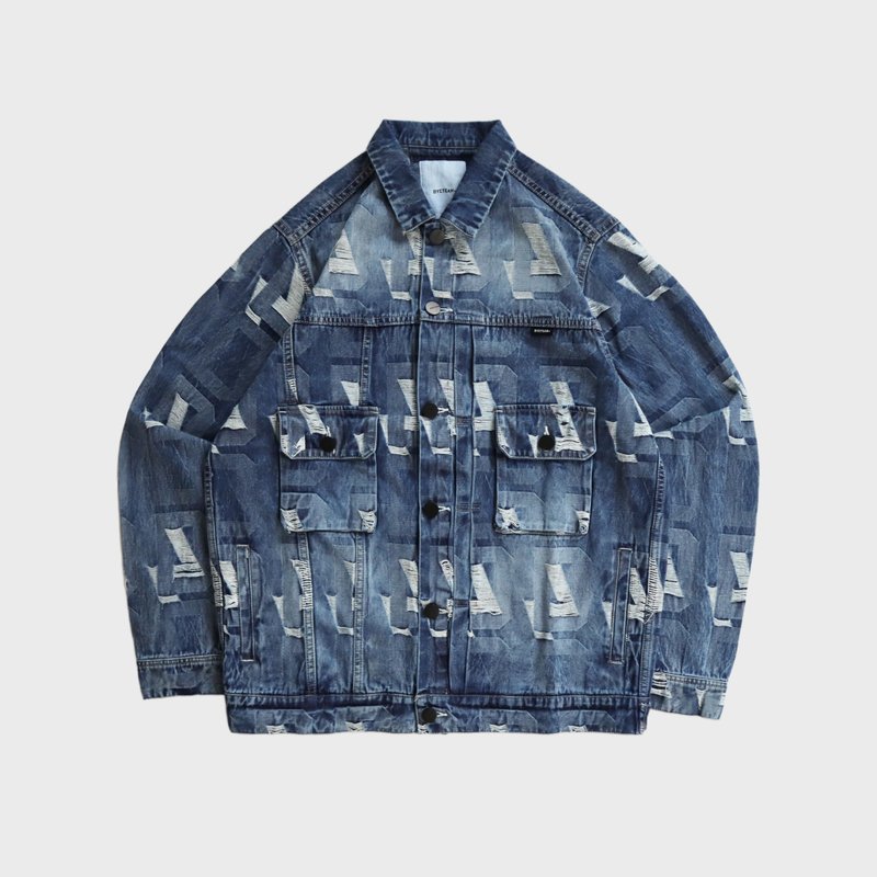 DYCTEAM - DS Pattern Jacquard jacket - Men's Coats & Jackets - Other Materials Blue