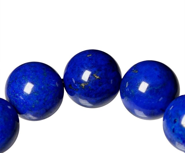 ラピスラズリ　ブレスレット　19-20mm
天然石 Zhengjia Jewelry] ラピスラズリ コレクショングレード オールド