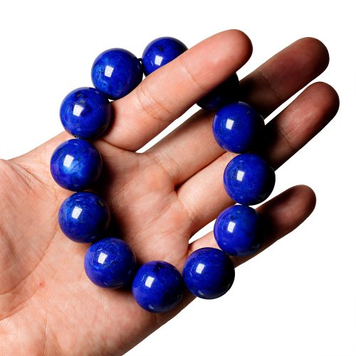 ラピスラズリ　ブレスレット　19-20mm
天然石 楽天市場】【現品】 7A ラピスラズリ 天然石 パワーストーン