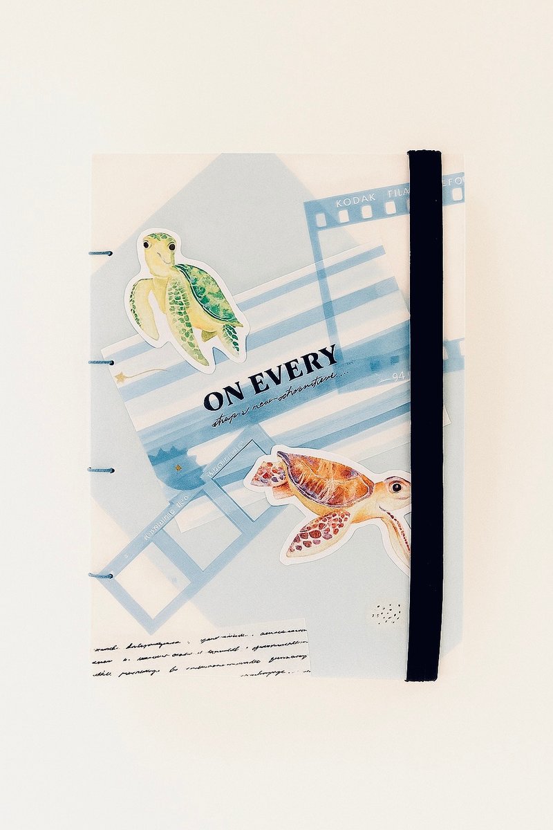 A6手縫筆記本 手工書 2026手帳  手縫書 線裝書 - 筆記本/手帳 - 紙 