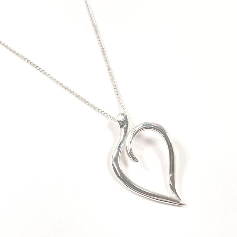 【日本直送 中古美品】ティファニー TIFFANY&Co. ネックレス オープンリーフ リーフハート シルバー925 ヴィンテージ - 項鍊 - 純銀 銀色